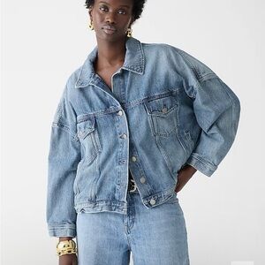 JCREW Limited-edition Point Sur denim trucker jacket | Medium | Martin…